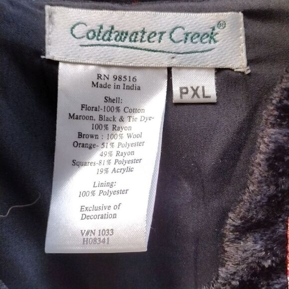 Vintage Y2K Coldwater Creek ribbon jacket - Picture 2 of 6